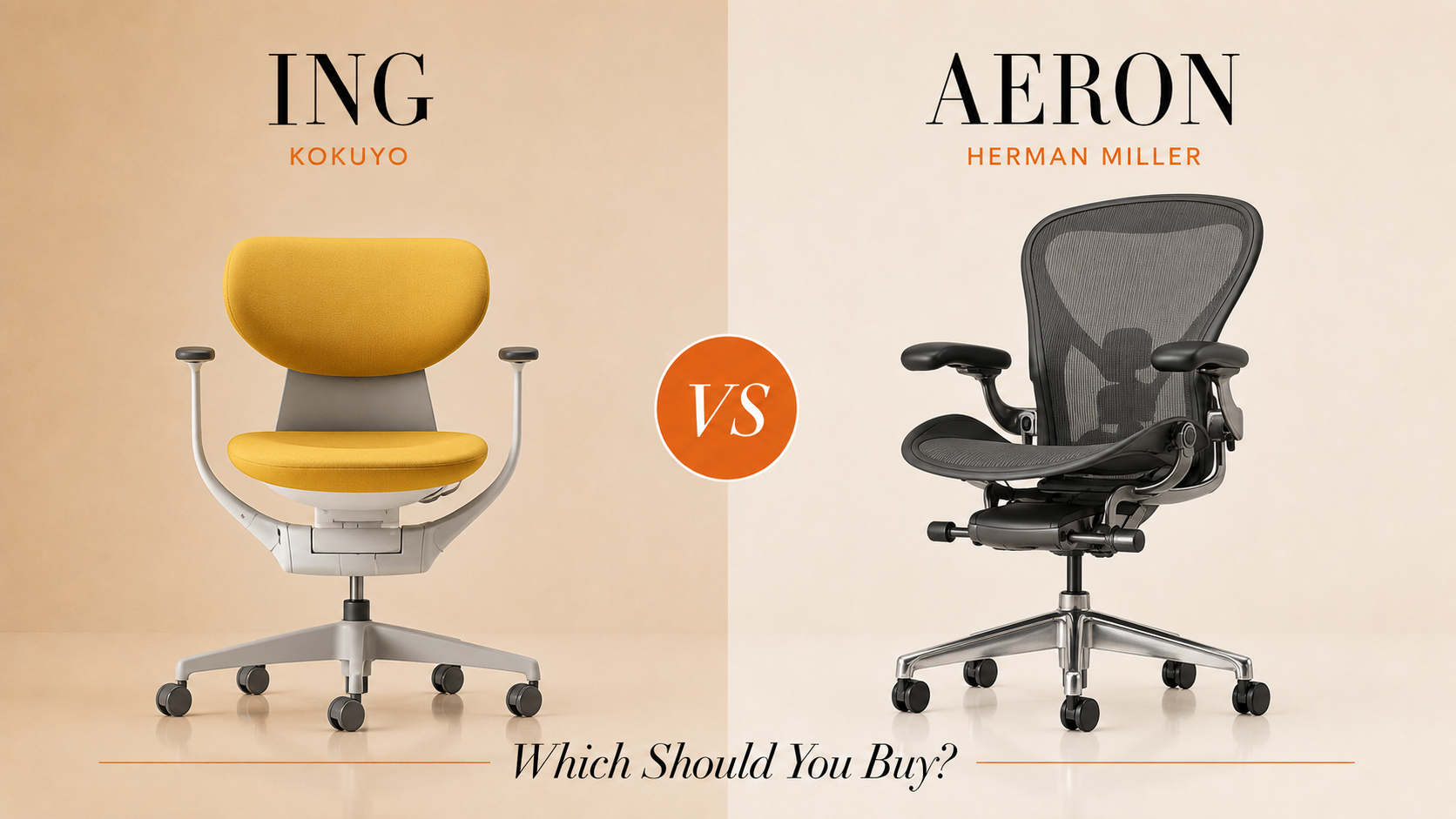 Herman Miller Aeron vs Kokuyo Ing: Which Should You Buy?