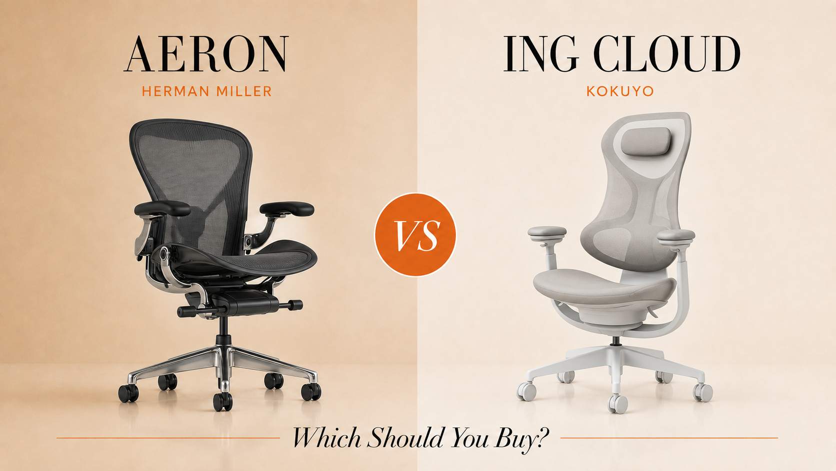Herman Miller Aeron vs Kokuyo Ing Cloud: Which Should You Buy?