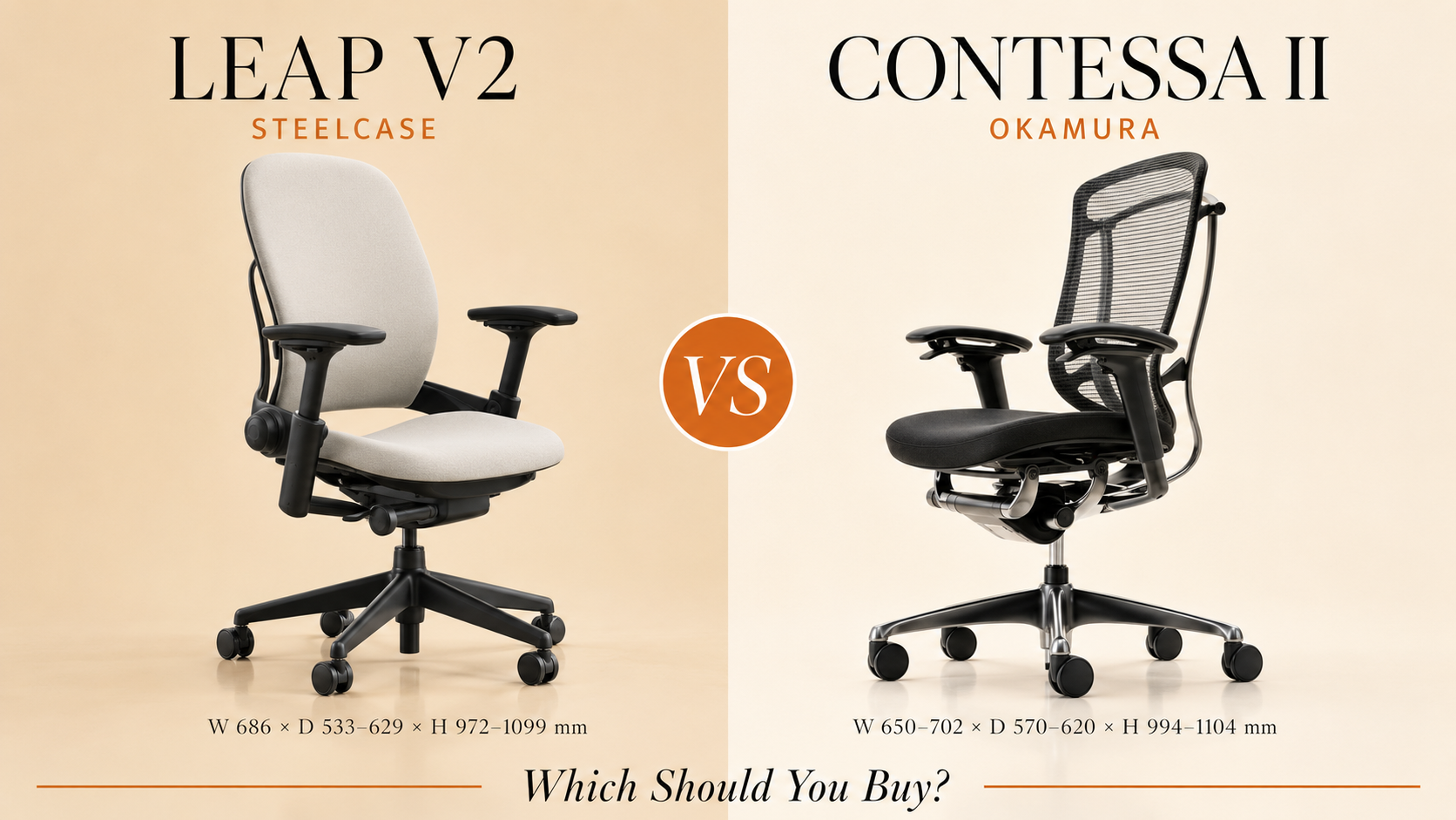 Steelcase Leap V2 vs Okamura Contessa II: Which Should You Buy?
