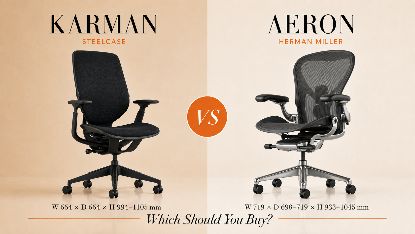 Steelcase Karman vs Herman Miller Aeron: Which Should You Buy?
