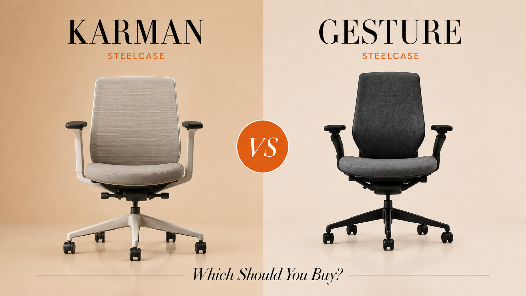 Steelcase Karman vs Steelcase Gesture: Which Should You Buy?