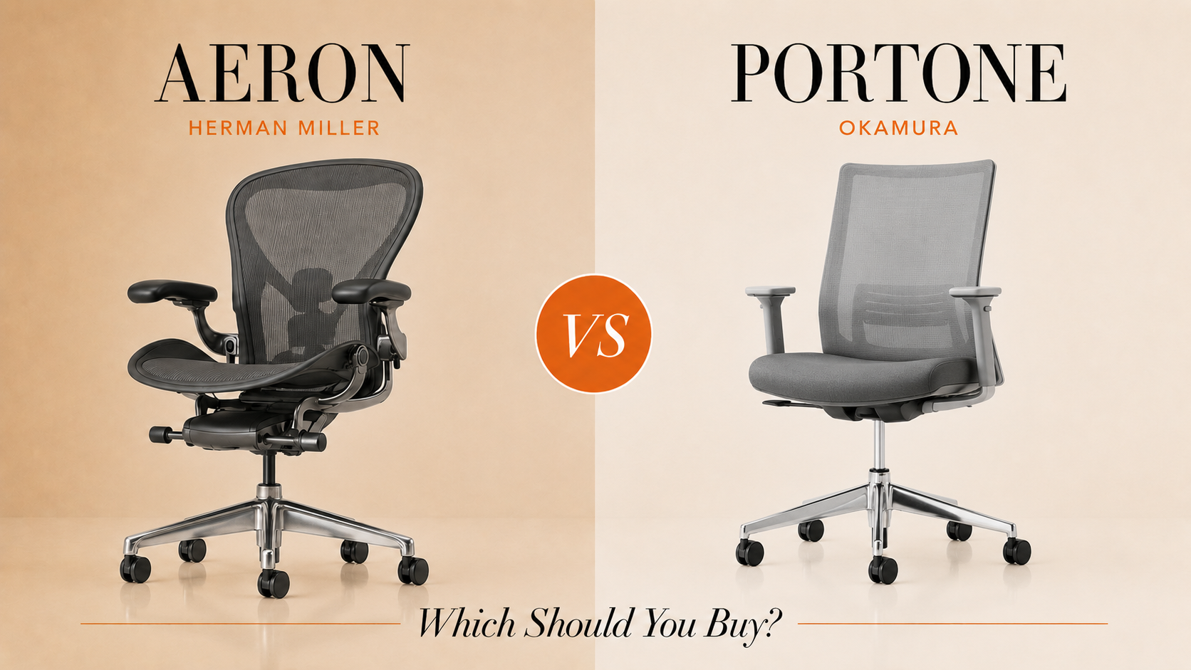 Herman Miller Aeron vs Okamura Portone: Which Should You Buy?