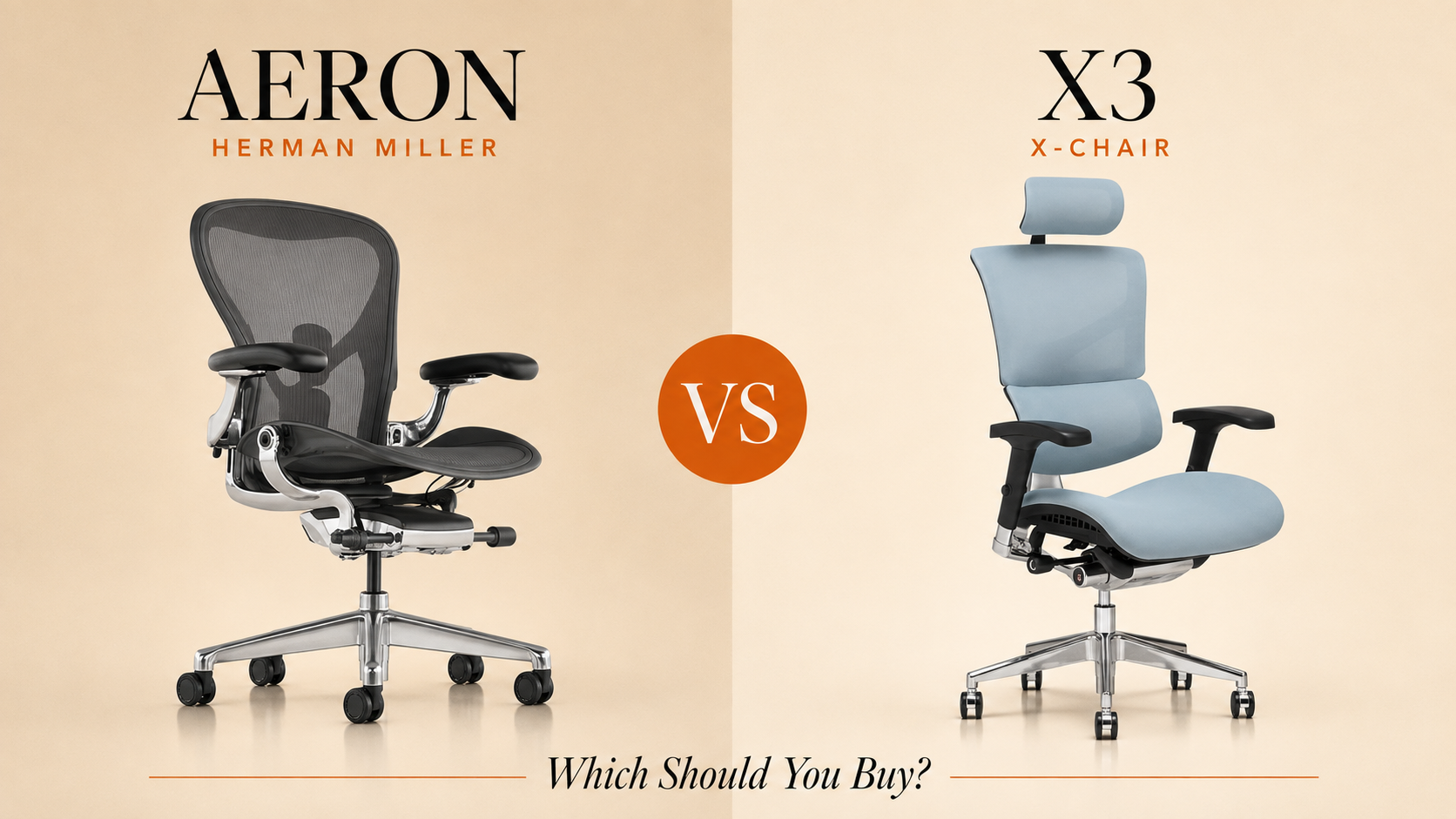Herman Miller Aeron vs X-Chair X3: Which Should You Buy?
