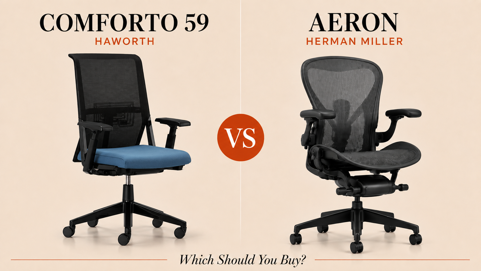 Haworth Comforto 59 vs Herman Miller Aeron: Which Should You Buy?