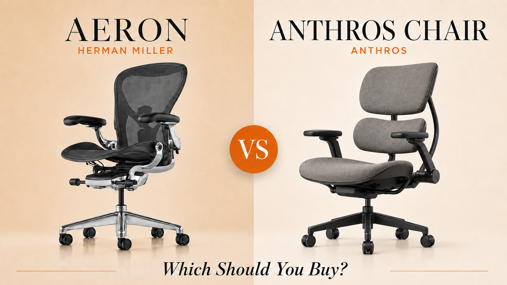 Herman Miller Aeron vs Anthros Chair: Which Should You Buy?