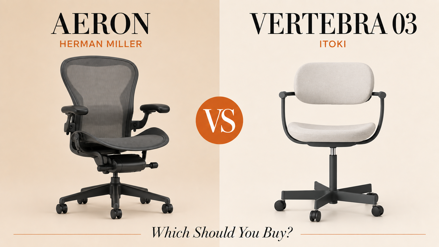 Herman Miller Aeron vs Itoki Vertebra 03: Which Should You Buy?