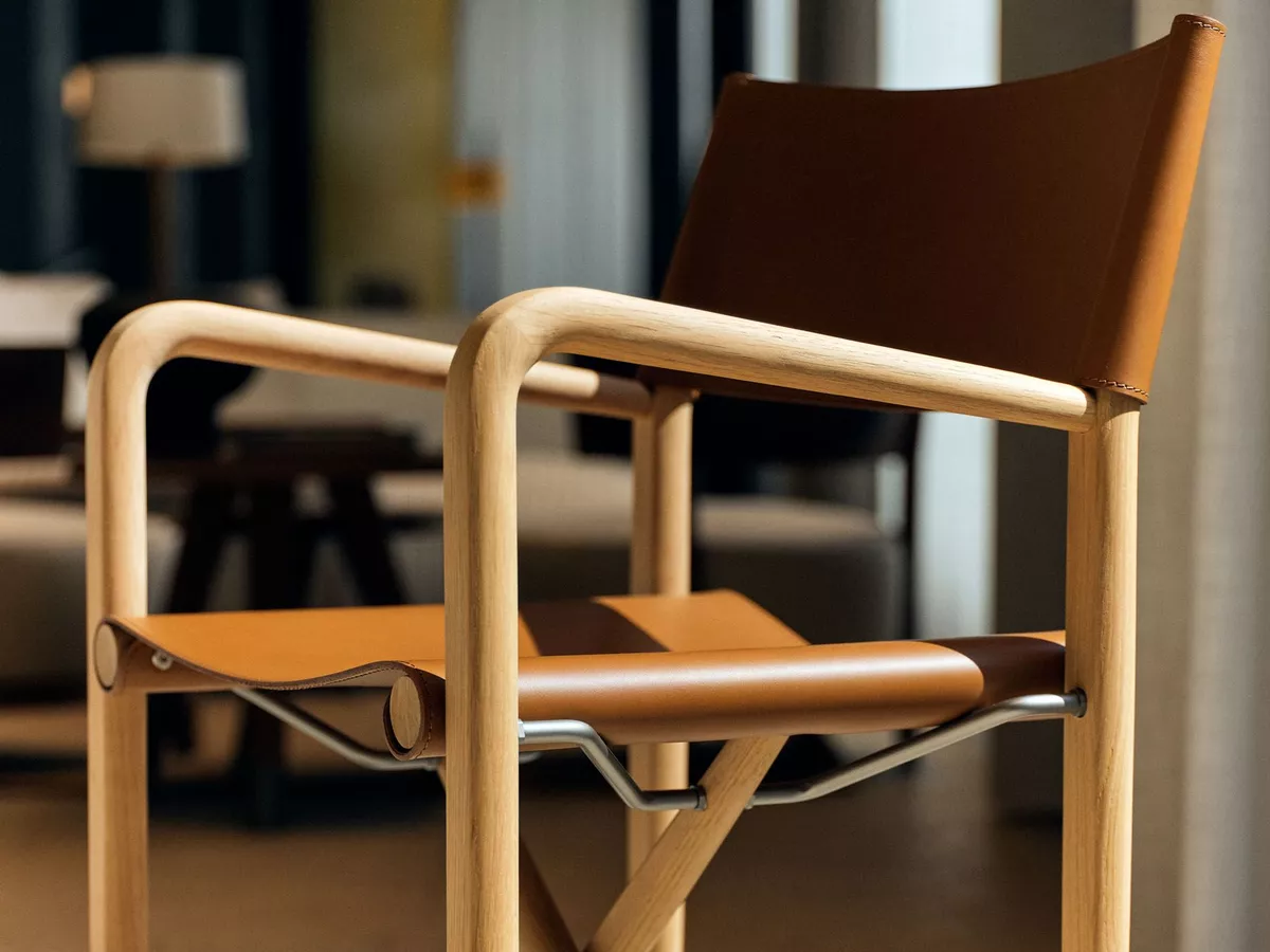 Elevate your dining space with Flexform’s sophisticated take on the classic folding chair - Vogue Scandinavia