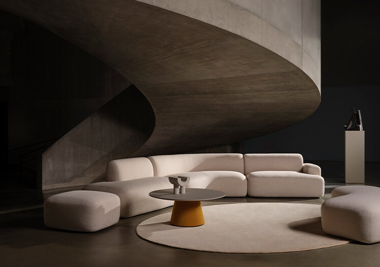 beau by boss design brings marshmallow-soft comfort to modular seating - Designboom