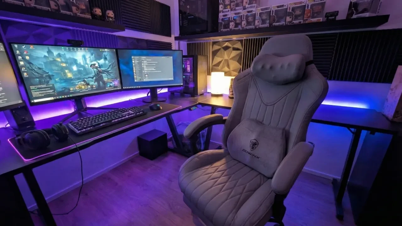 Dowinx 66D59A Review: A Heated Gaming Chair That Doesn't Suck? - NeonLightsMedia