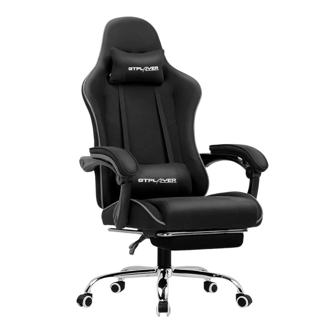 GTPLAYER Gaming Chair with Footrest